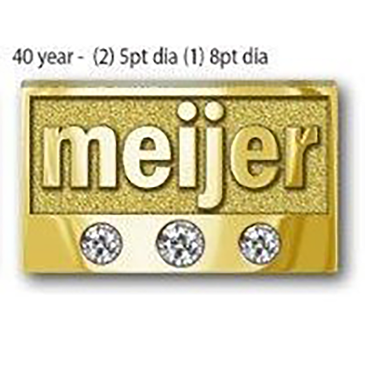 40 Year Lapel Pin - $25